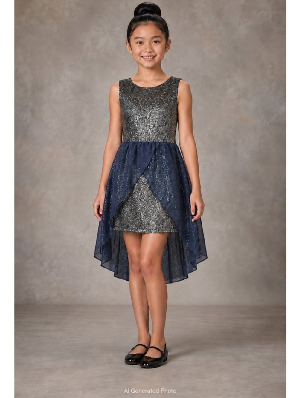 Rare Editions High Low Dress Size 10